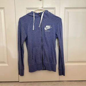 Nike Purple Zip Up Hoodie
